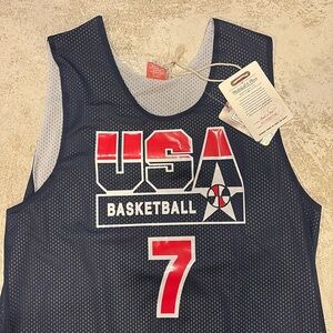 Mitchell & Ness Larry Bird 1992 USA reversible practice jersey